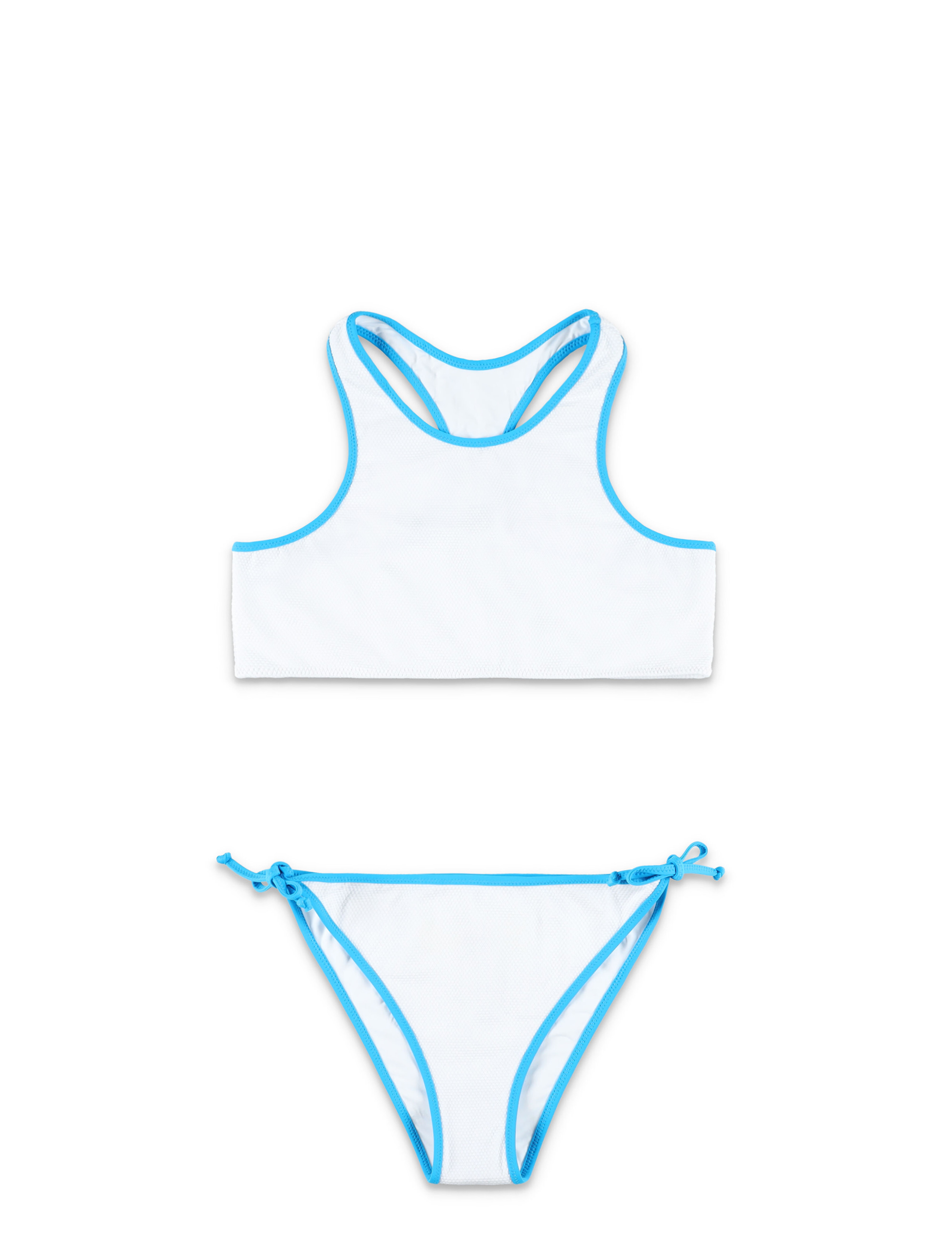 Piquet bikini, color WHITE/BLUE Spazio Pritelli Official site