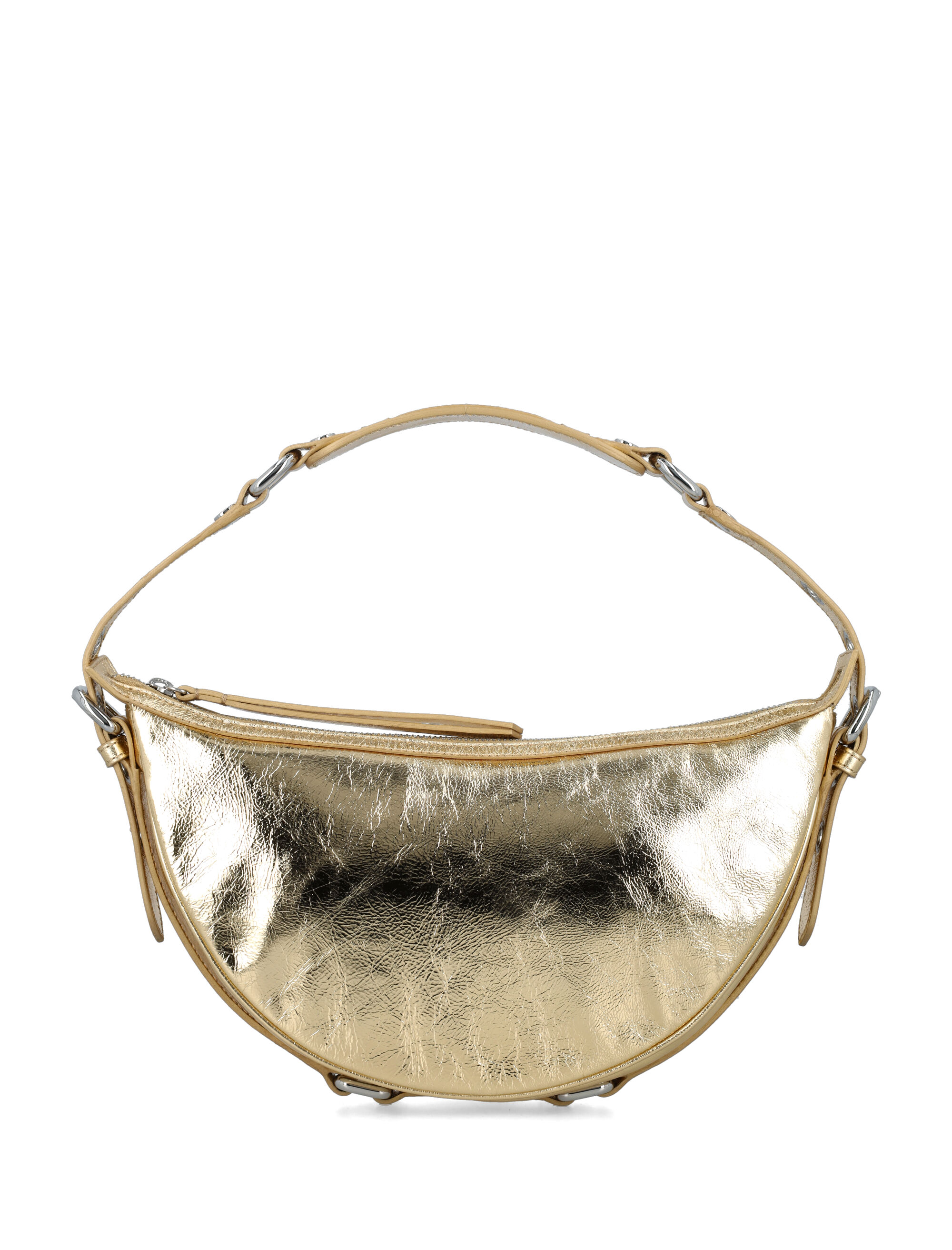 Gib metallic leather bag, color GOLD | Spazio Pritelli Official Website