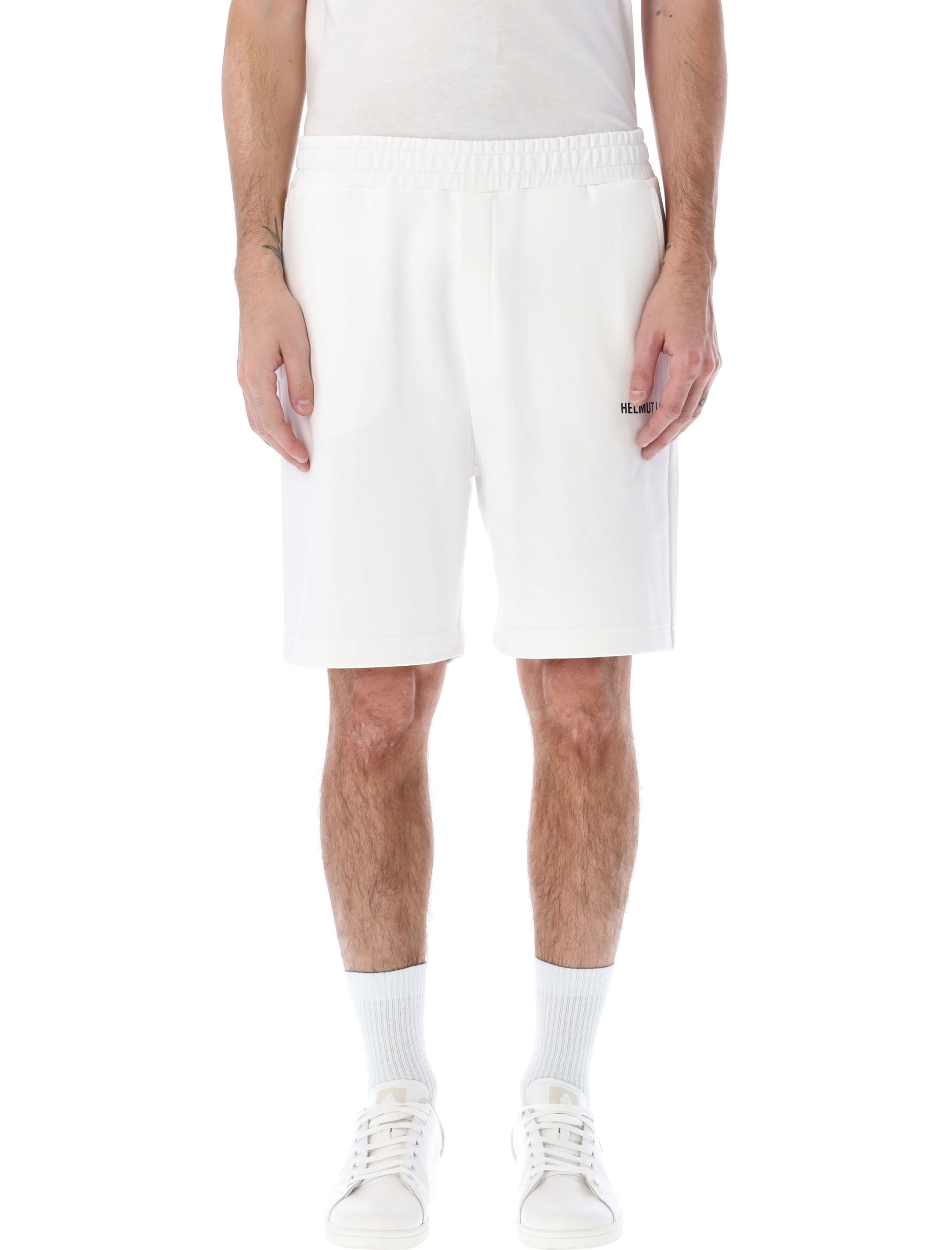 Белые шорты бермуды. Men Cotton Bermuda with Pockets.