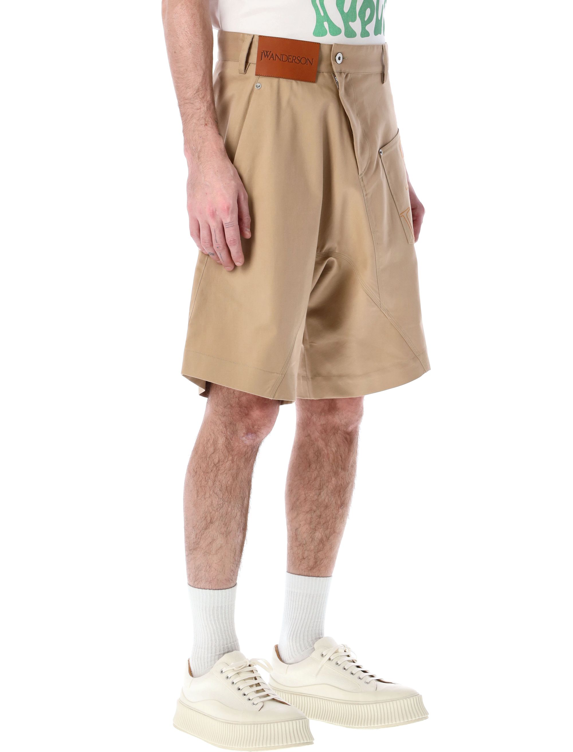 Alan - Overcast - Beige chino shorts - Molo