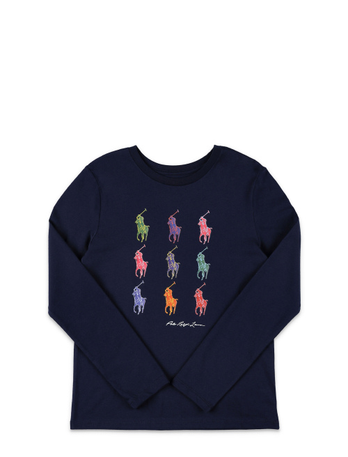 Colourful horses print T-shirt - Girl Apparel | Spazio Pritelli