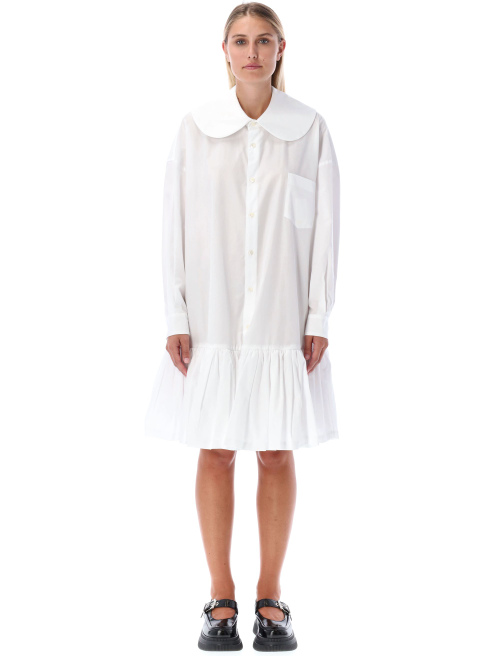Ruffled shirt dress - Mini dress | Spazio Pritelli