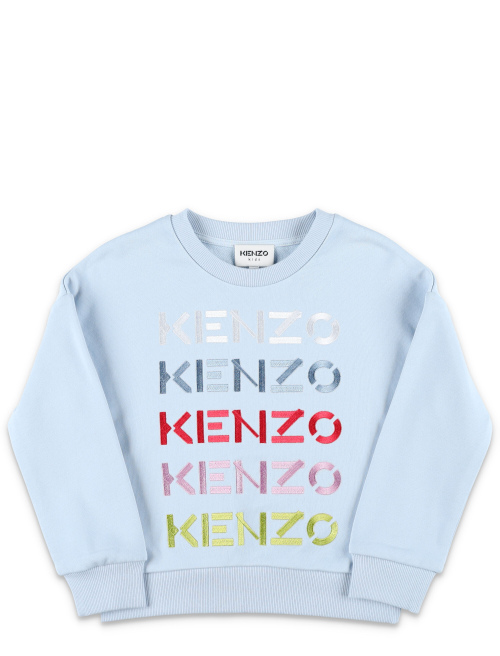 Multicolour logo embroidery sweatshirt - Crewneck | Spazio Pritelli