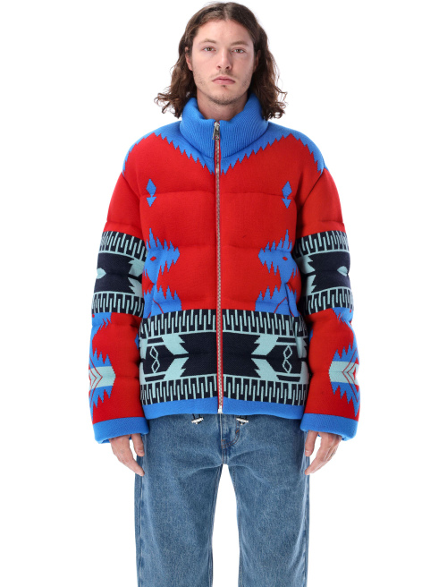 Icon jacquard puffer jacket - Winter sales | Spazio Pritelli