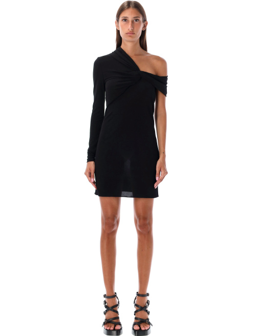 One shoulder draped mini dress - Dress | Spazio Pritelli