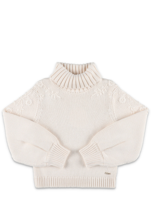 High-neck pullover sweater - Girl Apparel | Spazio Pritelli