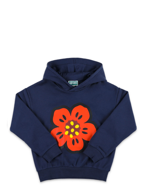 Fleece flower hoodie - Boy | Spazio Pritelli