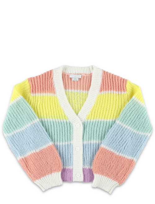 Multicolored striped cardigan - Kids | Spazio Pritelli
