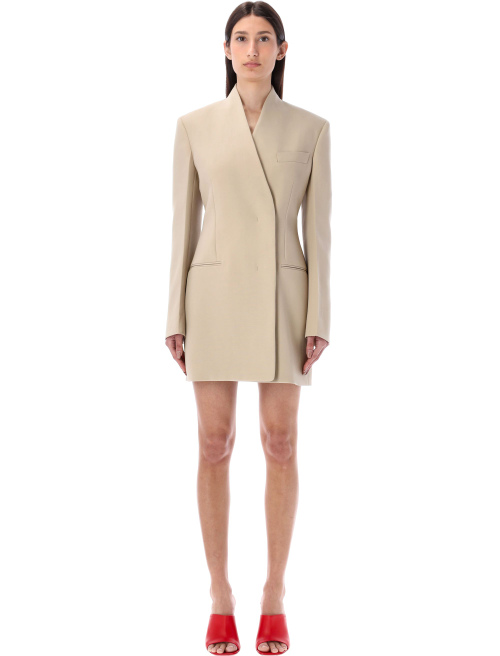 Asymmetric long blazer - Jacket | Spazio Pritelli