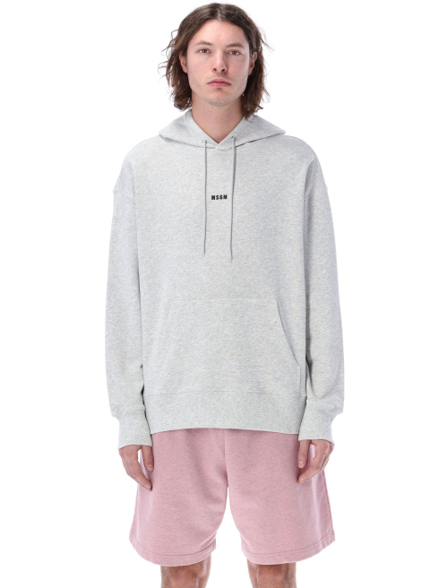 Micro logo hoodie - Fleece | Spazio Pritelli