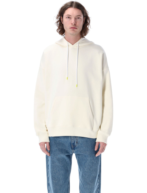 Hoodie with graphic patch at back - Fleece | Spazio Pritelli