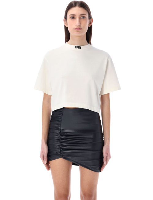 HPNY embroidered crop T-shirt - T-shirt | Spazio Pritelli