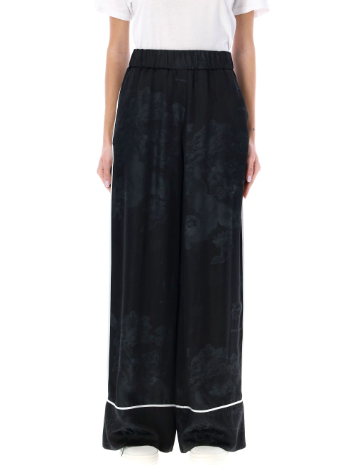 Sky jacquard satin pajama pants - Pants | Spazio Pritelli