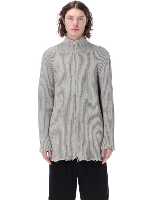 Destroyed zip sweater - Knitwear | Spazio Pritelli