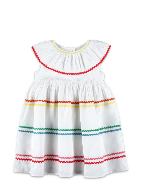 Ruffle dress with embroideries - Dress | Spazio Pritelli