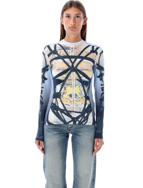 Bondage print top - Woman | Spazio Pritelli