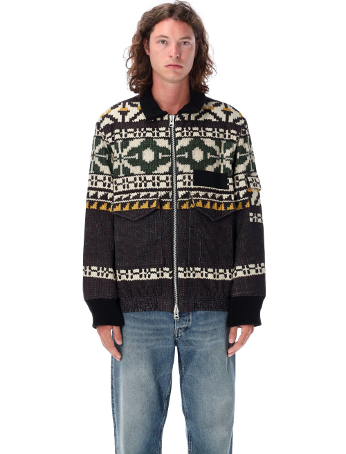 Pattern knit jacket - Designers | Spazio Pritelli