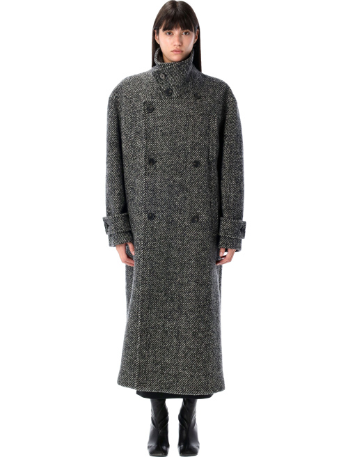 Double breasted long coat - Apparel | Spazio Pritelli