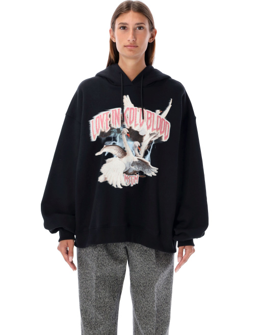 Printed hoodie - Fleece | Spazio Pritelli
