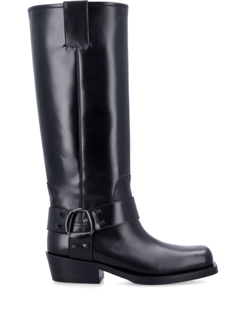 Rockstud biker boot - Shoes | Spazio Pritelli