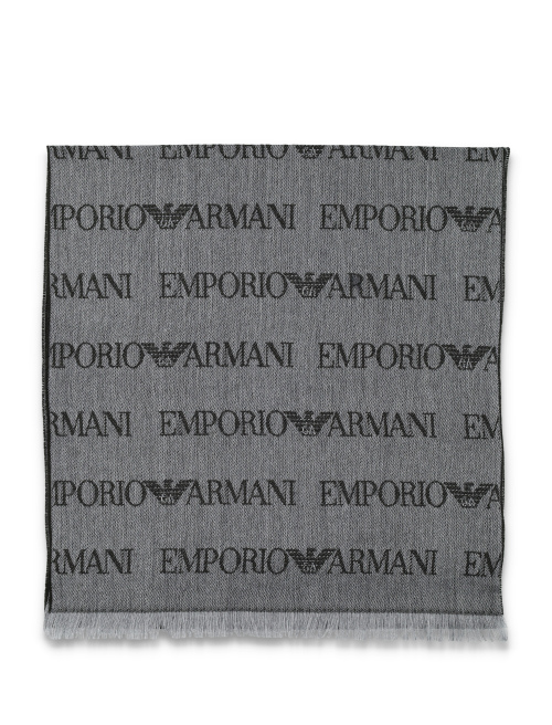 All-over logo scarf - Man | Spazio Pritelli