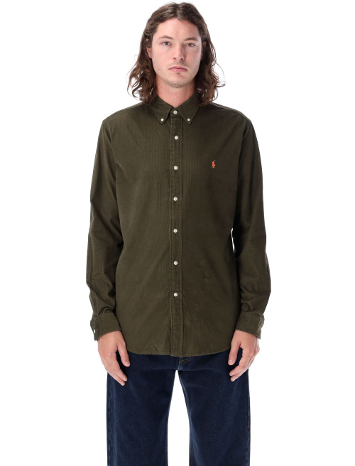 Custom fit corduroy shirt - Sale Men | Spazio Pritelli