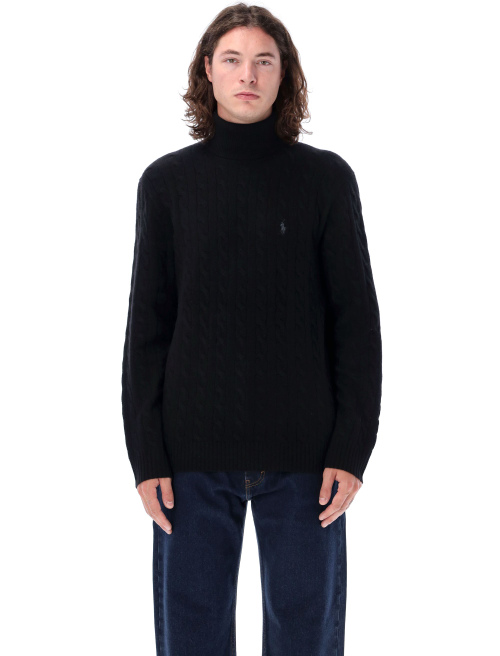Cable knit high-neck sweater - Sale Men | Spazio Pritelli