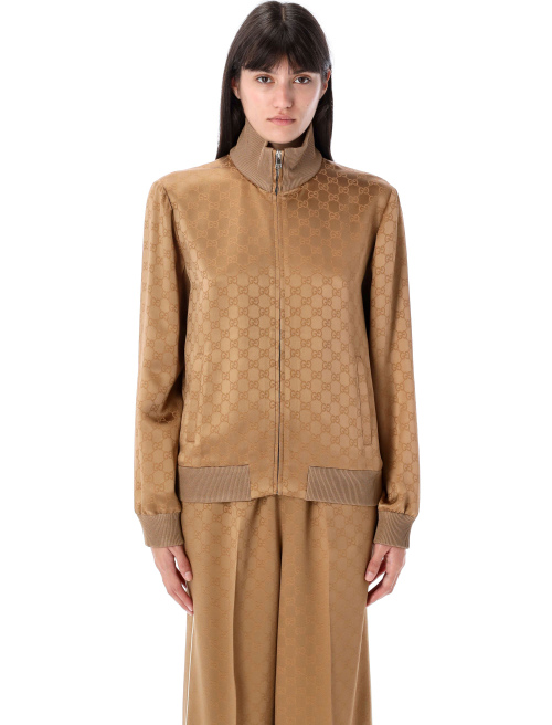 GG jacquard zip jacket - Fleece | Spazio Pritelli