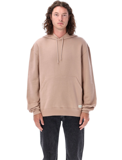 Logo plaque hoodie - Fleece | Spazio Pritelli