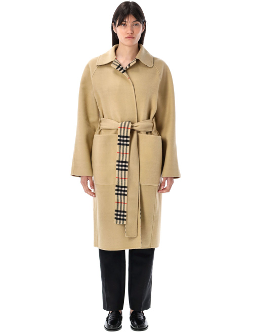 Reversible wool wrap coat - Outerwear | Spazio Pritelli