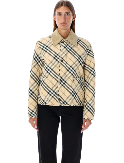 Burberry check quilted barn jacket - Outerwear | Spazio Pritelli