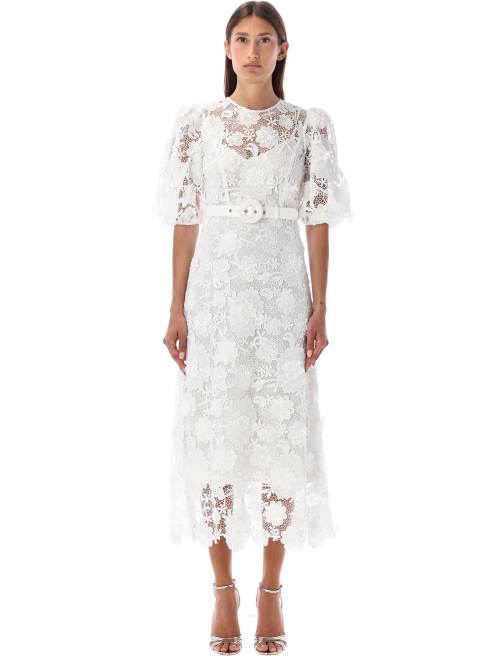 Lace Flower wedding dress - Designers | Spazio Pritelli