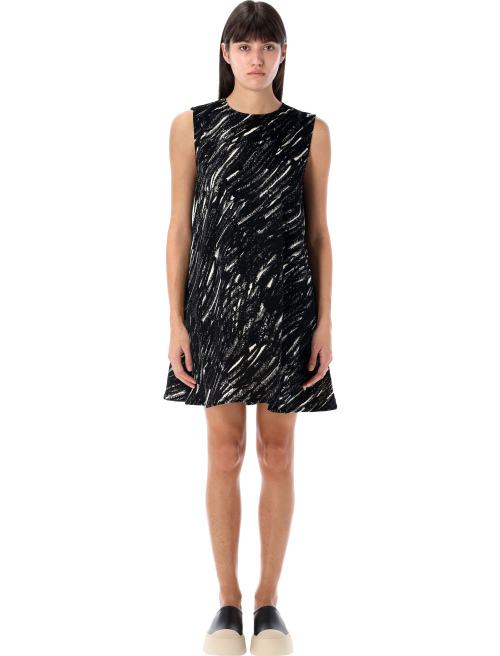 A-line velvet mini dress - Apparel | Spazio Pritelli