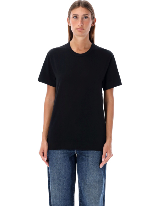 Back black heart patch tee - Woman | Spazio Pritelli