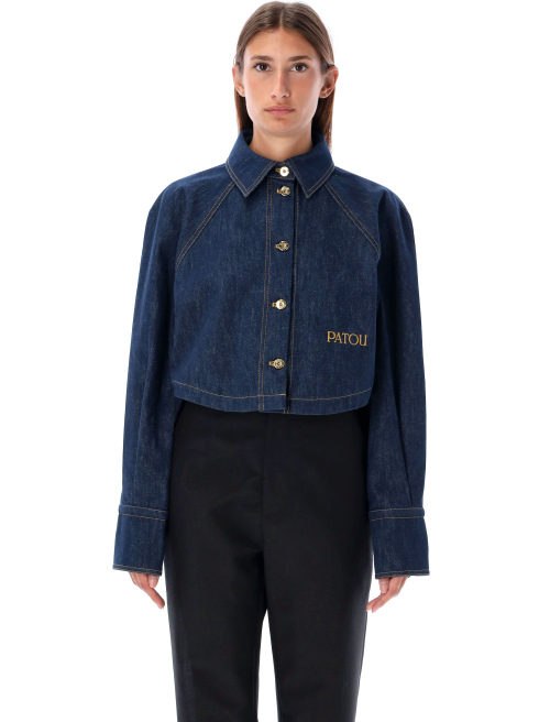 Cropped denim shirt - Shirt | Spazio Pritelli