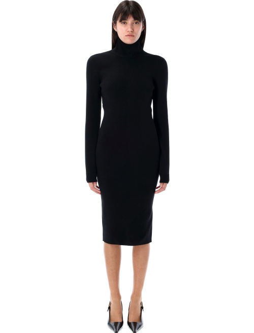 Back tied midi dress - Apparel | Spazio Pritelli