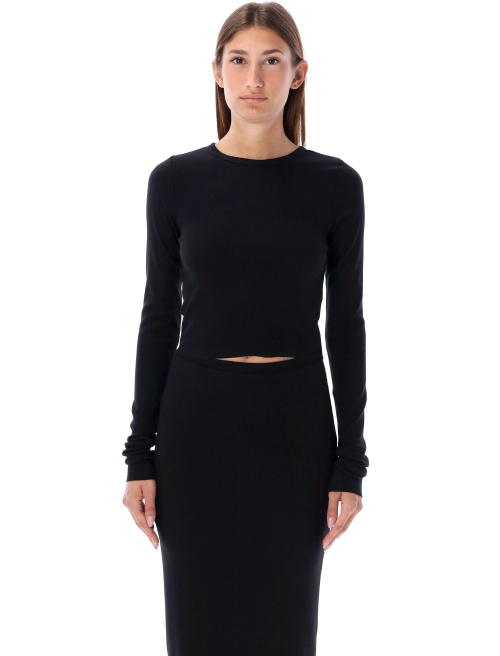 Cropped long sleeve top - Clothing | Spazio Pritelli