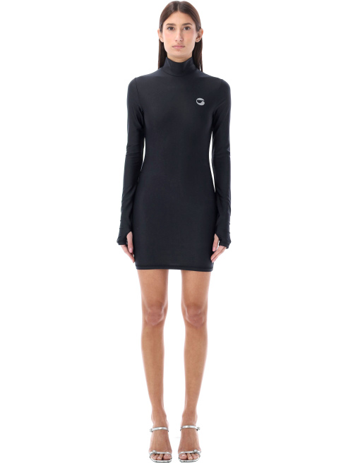 High neck mini dress - Sales | Spazio Pritelli