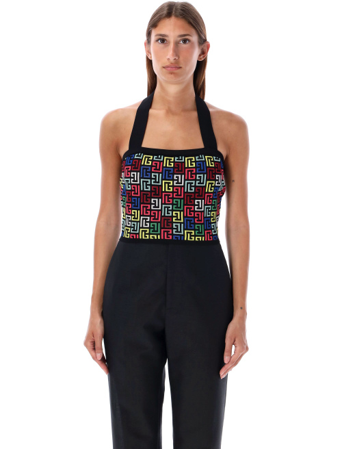 Multicolor monogram top - Sales | Spazio Pritelli