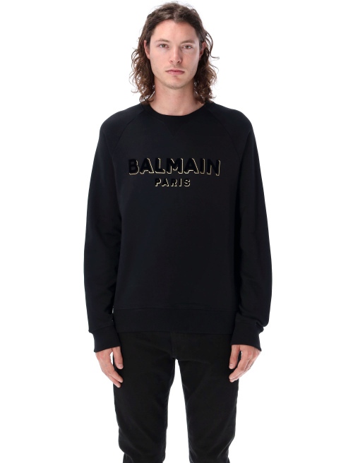 CREWNECK LOGO FLOCK - Fleece | Spazio Pritelli