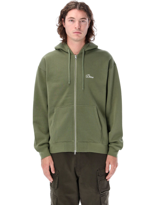 Cursive Zip hoodie - Fleece | Spazio Pritelli
