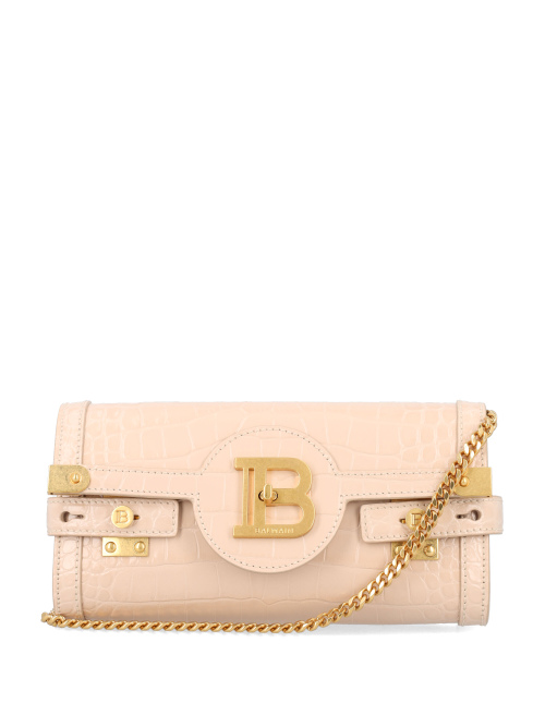 B-Buzz 23 Croc-Embossed Leather Clutch - Sale Women | Spazio Pritelli