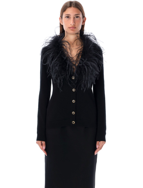 Cardigan feather - ALESSANDRA RICH | Spazio Pritelli