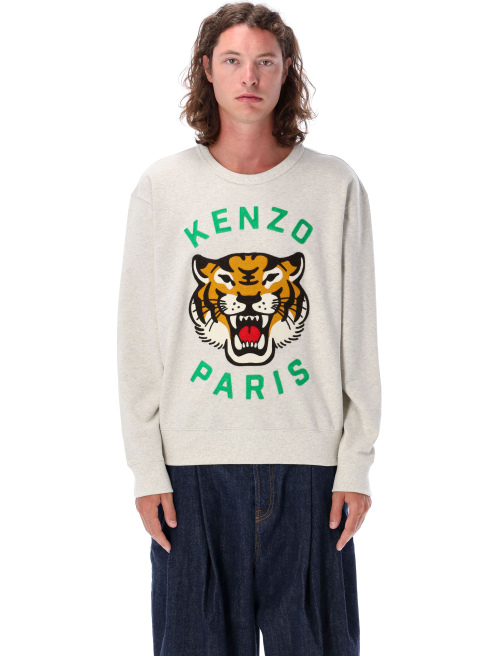 Lucky Tiger over crewneck - Sale Men | Spazio Pritelli