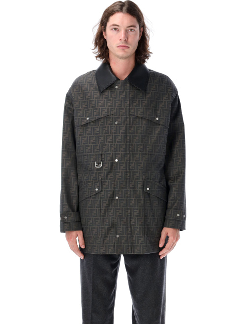 Waxed FF jacquard blouson - Outerwear | Spazio Pritelli