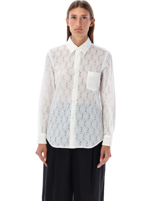 Sheer lace button-up shirt - Shirt | Spazio Pritelli