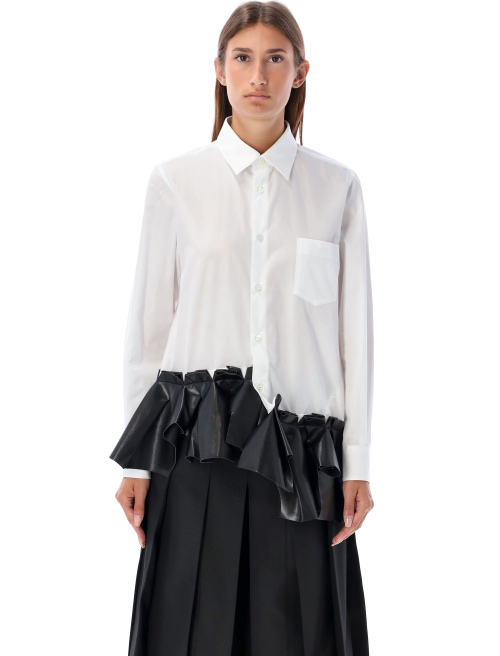 Ruffled popeline shirt - Shirt | Spazio Pritelli