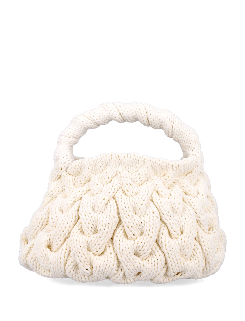 Cable knit bag - Sales | Spazio Pritelli