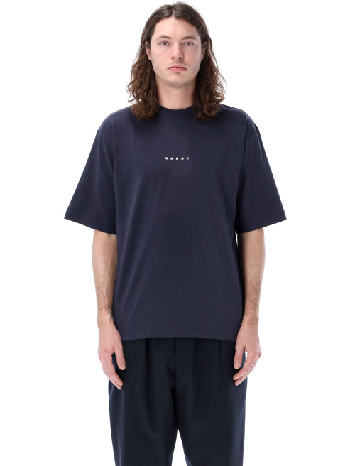 Boxy t-shirt Marni logo - Apparel | Spazio Pritelli