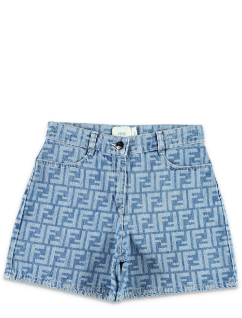 Kid - FF Shorts denim - Sale Kids | Spazio Pritelli